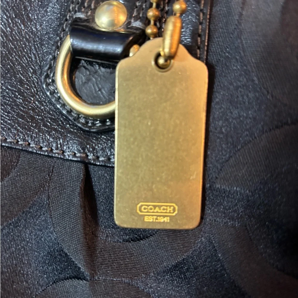 Coach Madison Op Art Sabrina Satchel Bag w/3 hang tags - Picture 3 of 11